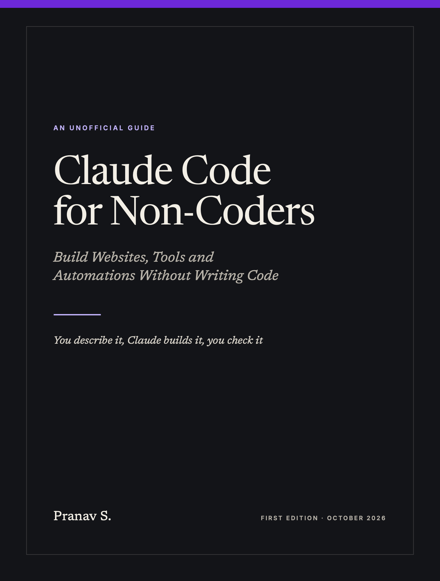 Cover of Claude Code for Non-Coders
