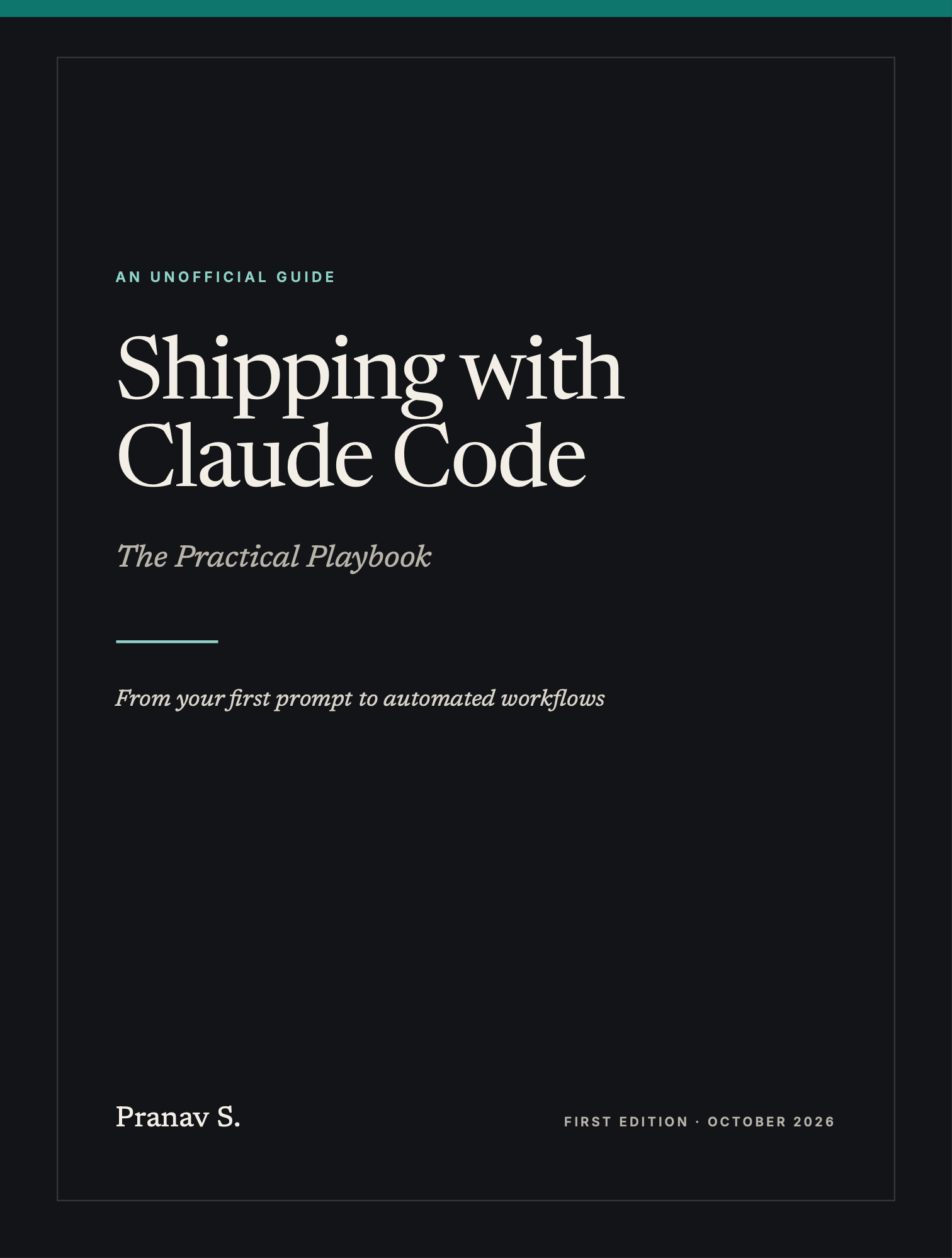 Cover of Shipping with Claude Code